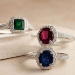 Custom and vintage gemstone engagement rings