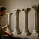 Doric column and grecian columns in architecture
