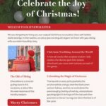Creative ideas and examples for a Christmas newsletter template