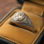 A selection of estate engagement rings and unique antique engagement rings