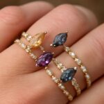 Purple sapphire engagement rings and star sapphire engagement ring