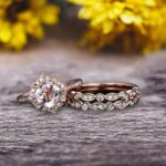 Elegant rose gold morganite engagement rings and morganite rose gold engagement ring designs