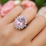 Engagement dresses and pink engagement rings