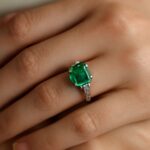 Vintage emerald engagement rings and engagement process